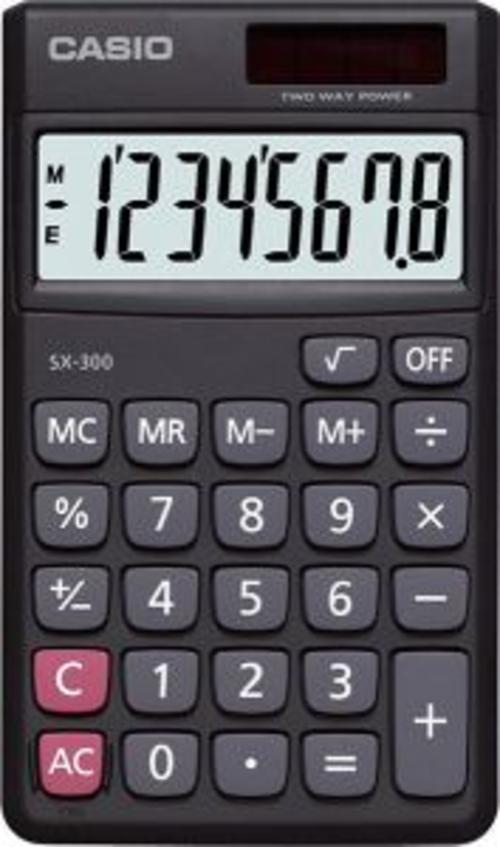 [HCM]Máy tính bỏ túi Casio SX-300 (Đen)