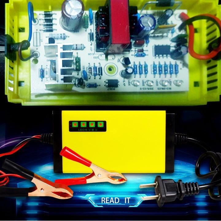 [HCM]Sạc bình Acquy tự động 12V cho xe Ô tô xe máy