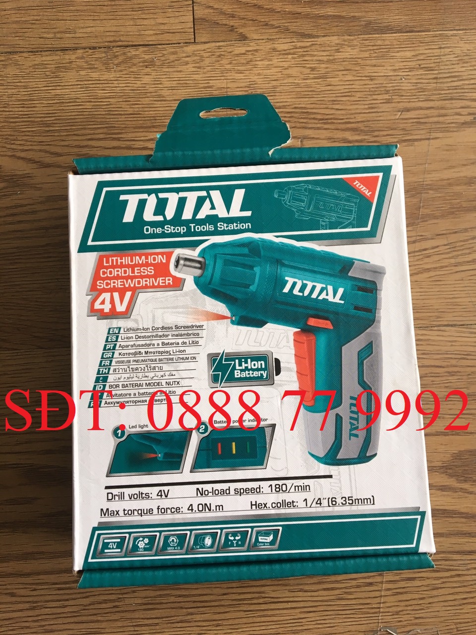 Máy siết vít dùng pinLithium 4V Total TSDLI0401