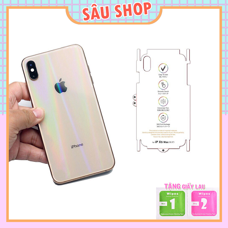 Miếng Dán Cường Lực PPF Mặt Sau Cho Điện Thoại Iphone 6/6plus/6s/6splus/7/7plus/8/8plus/x/xs/11/12/pro/max/plus/promax Sâu Shop