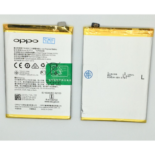 Pin dùng cho điện thoại Oppo BLP711 A1K