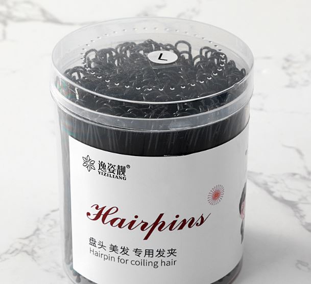 Kẹp chữ U trang điểm bới tóc (hộp 300 cây đủ 3 size S, M, L)
