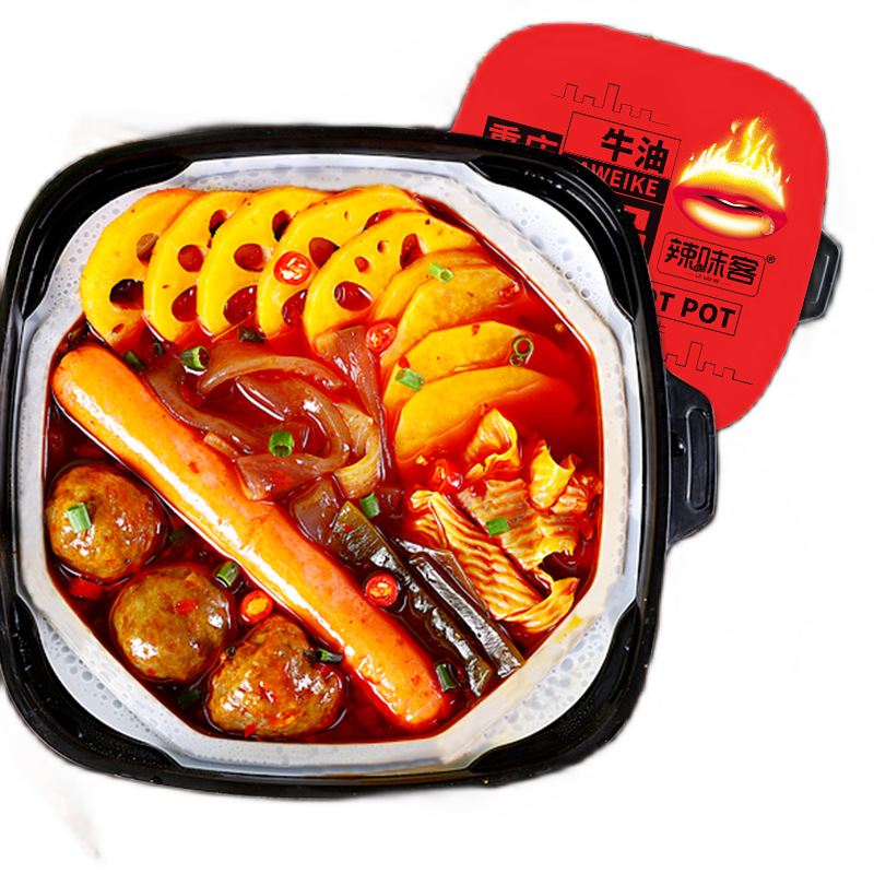 Lẩu Môi Tự Sôi Xúc Xích Bò Viên