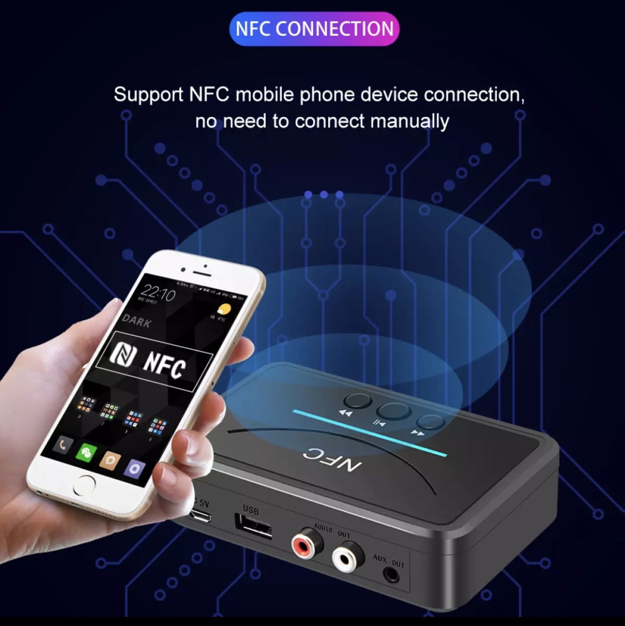 Thiết bị thu Bluetooth cao cấp - Biến mọi loa, amply thường thành bluetooth