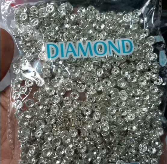 10 Charm đệm hạt size 6-8mm