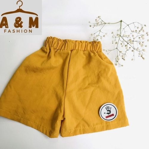 Quần Đùi Đũi Có Logo Độc Lạ Bé Trai Bé Gái Size 10-35kg