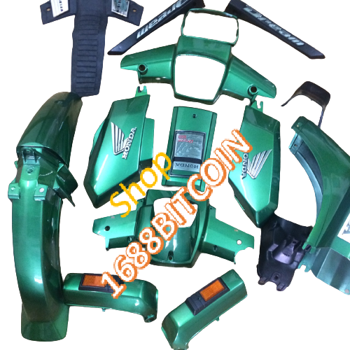 Bộ vỏ nhựa - Dàn áo xe Dream ll - dream việt màu Xanh Ken-nhựa abs cao cấp nắp đẹp