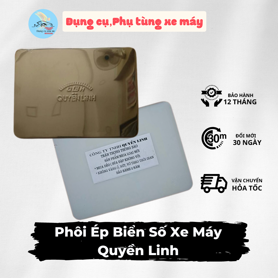 Phôi ép biển số xe máy quyền linh