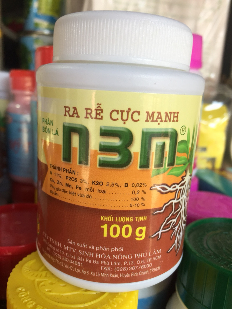 PHÂN BÓN N3M - RA RỄ CỰC MẠNH