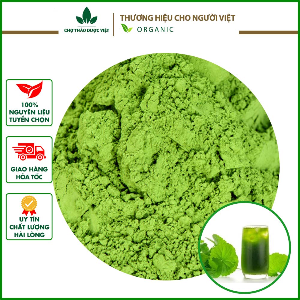 Bột rau má 100g (rau má sấy lạnh nguyên chất, có túi dùng thử)
