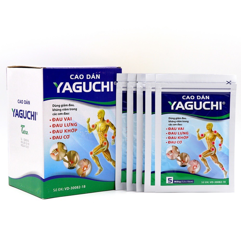 Cao dán giảm đau YAGUCHI gói 5 miếng