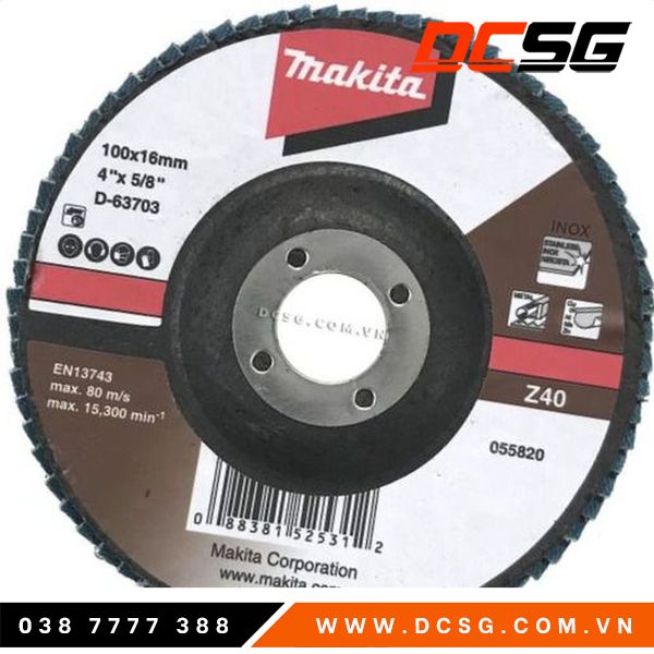 Nhám xếp 100mm Z40 Makita D-63703