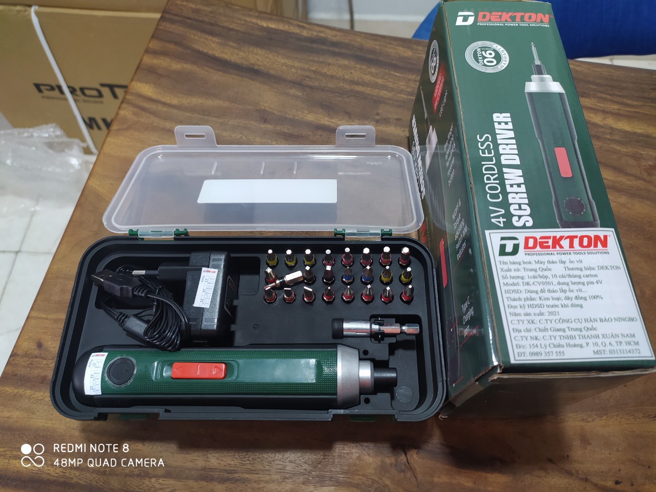 Máy bắt vít 4V cao cấp DEKTON Dk-CV0501