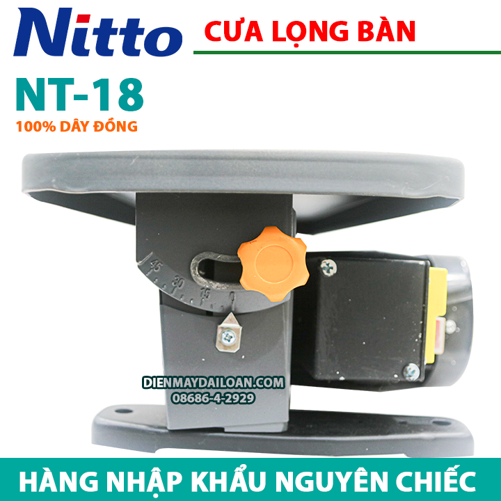 Máy cưa lọng bàn NITTO NT-18 (100% DÂY ĐỒNG)