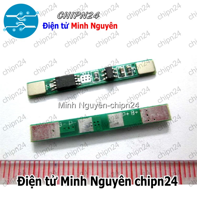 [1 cái] (F21.1) Mạch sạc bảo vệ pin 18650 1 cell 3A - HH001507