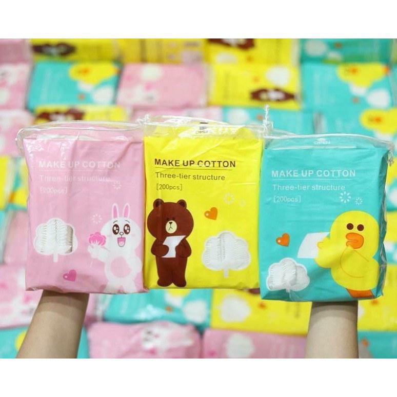 Bông Tẩy Trang Miniso 180 Miếng Nhật Bản