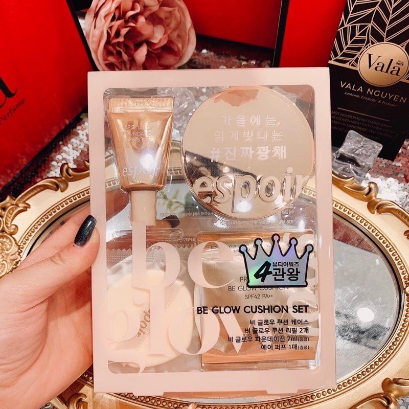 [HCM]Set Phấn Nước Espoir Pro Tailor Be Glow Cushion