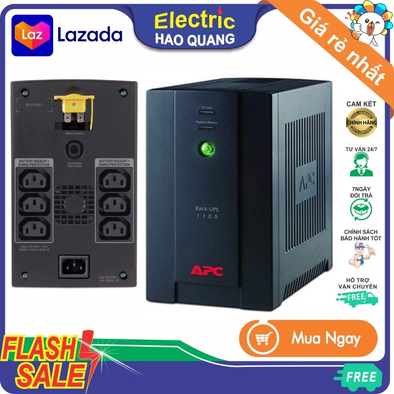Bảng giá Bộ lưu điện APC BX1100CI _ 1100VA công suất 660W _ UPS chính hãng APC BX1100CI Phong Vũ