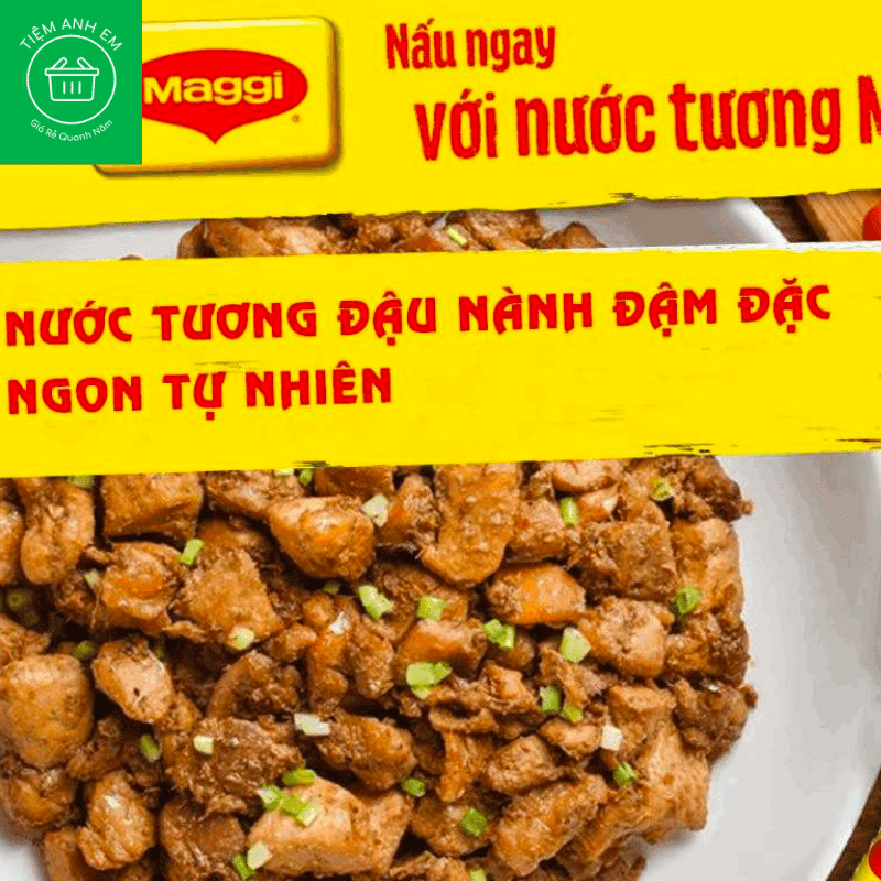 Nước tương đậu nành đậm đặc Maggi chai 300ml