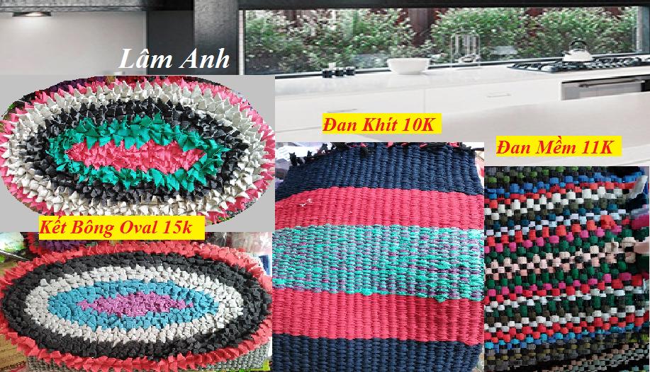 Thảm Lau Chân Giá Rẽ, Thảm Kết Bông Mềm Giá Rẻ