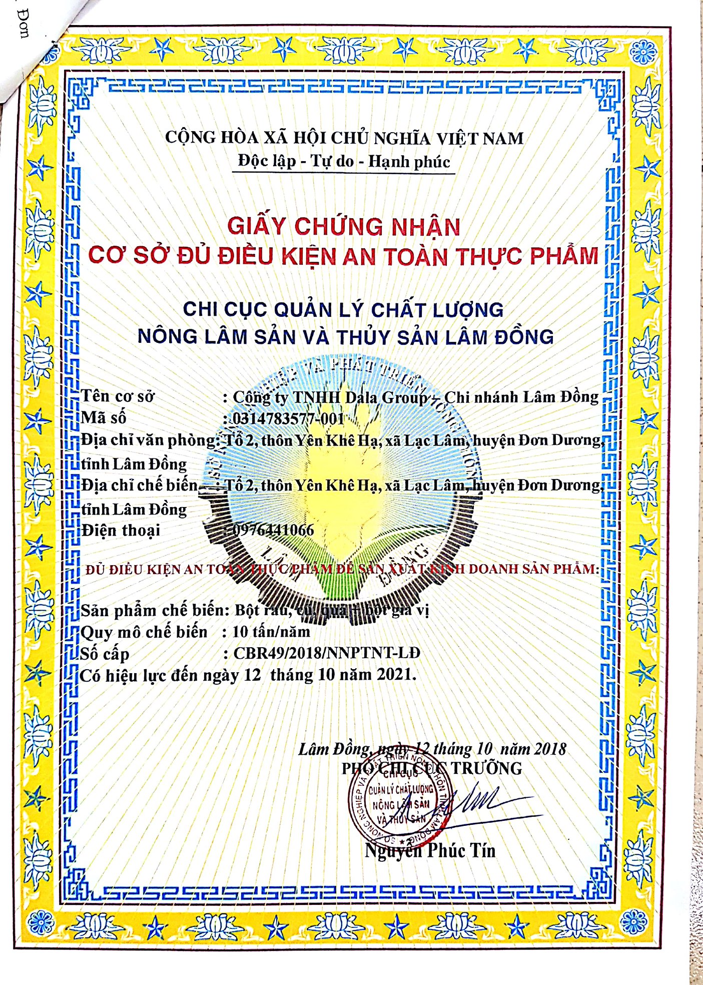 Bột cỏ lúa mì hữu cơ Dalahouse (Hộp 20 gói x3gr)