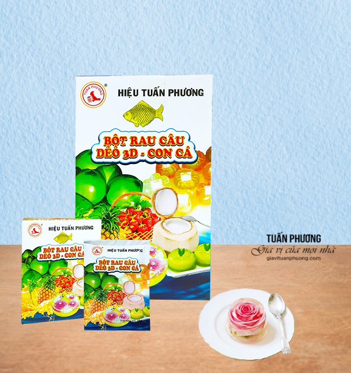 Bột Rau Câu Dẻo 3D – Con Cá 15g ( Gói )