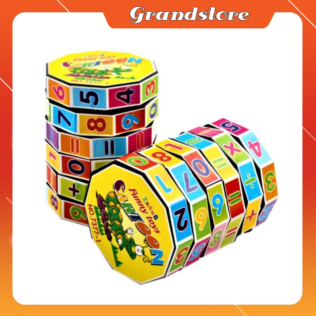 Đồ chơi rubik toán học thông minh trí tuệ học tập giải trí cho bé trẻ em rubic xoay rubick học toán iq giáo dục tư duy