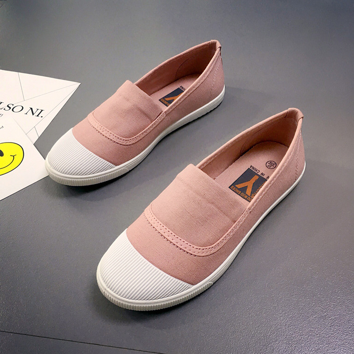 Giày vải slip on phối màu loại đẹp
