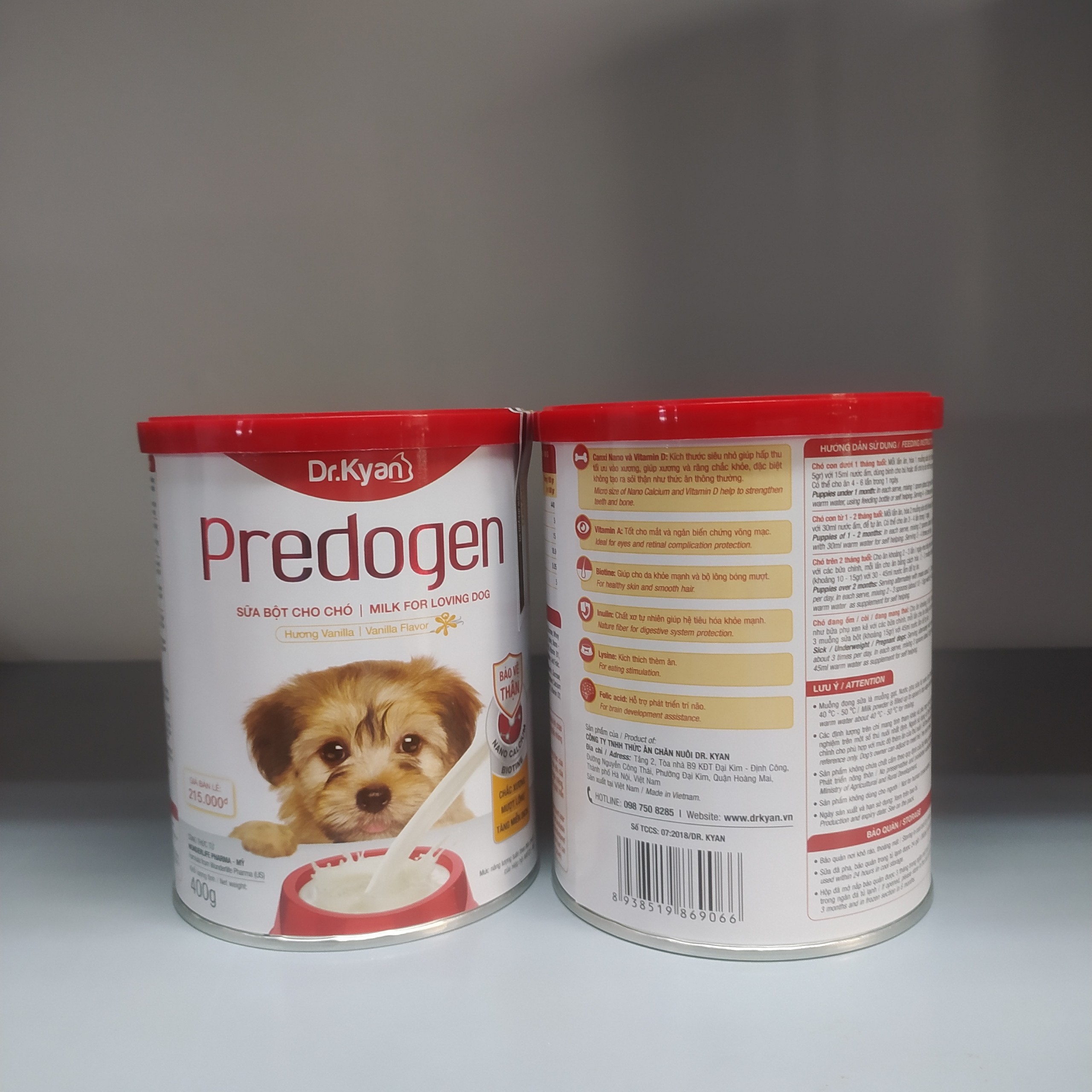 Sữa bột cho chó con Dr.Kyan Predogen 400gr