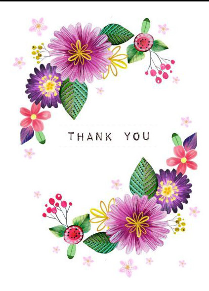 100 Tag Thanks Card Cảm ơn