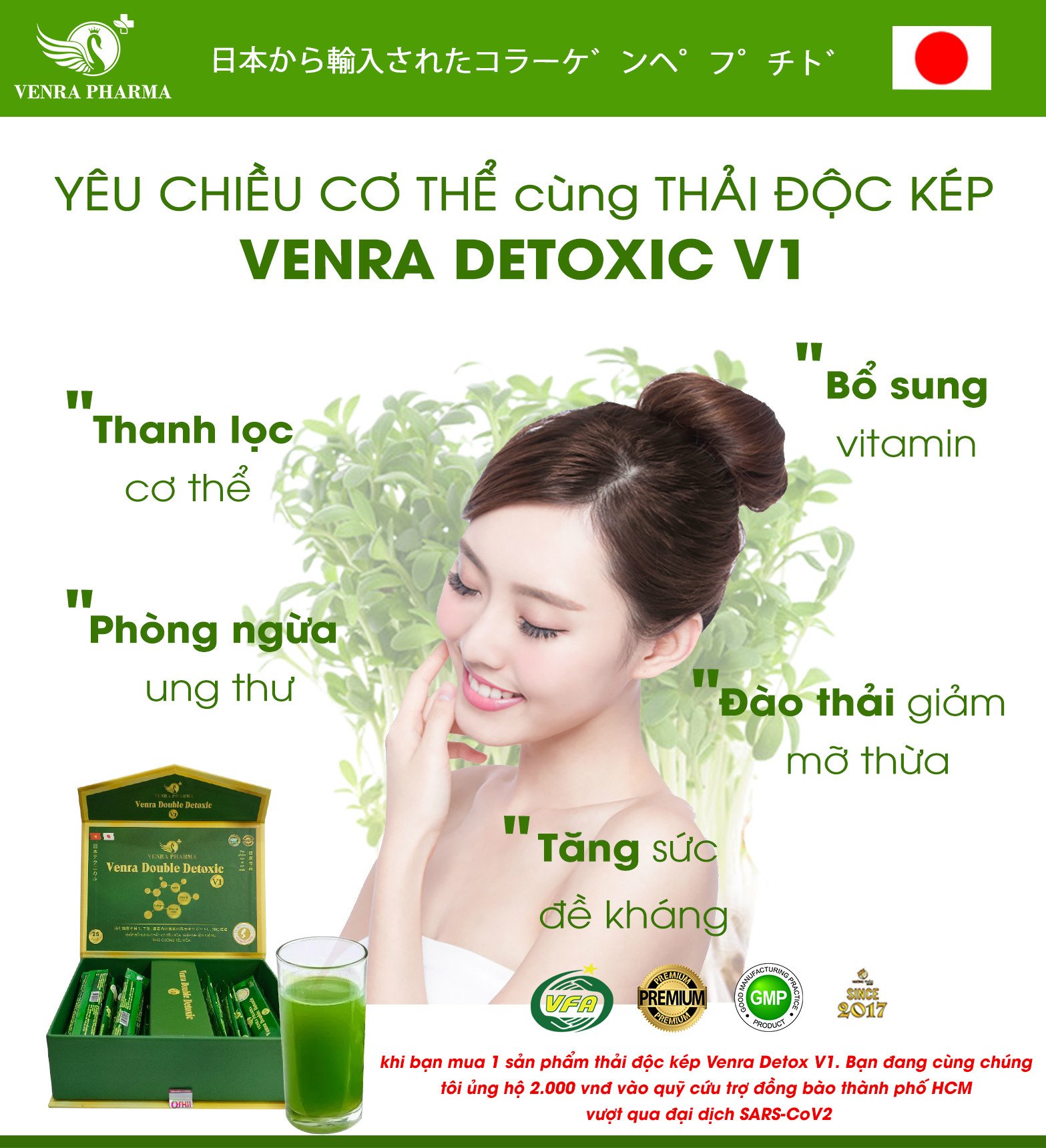 Thải Độc Kép – Venra Detoxic V1