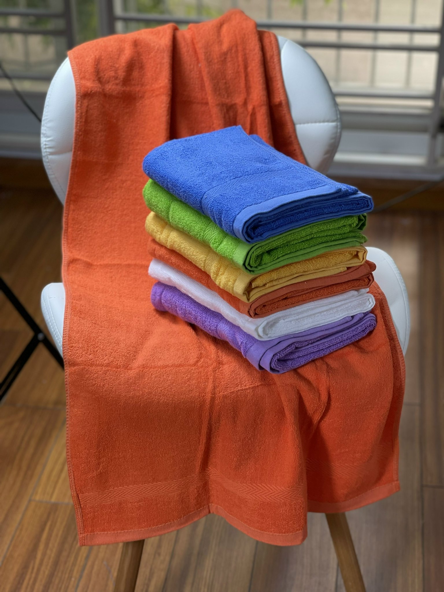 Combo 3 chiếc khăn tắm cotton màu 50 * 100cm, tân thịnh