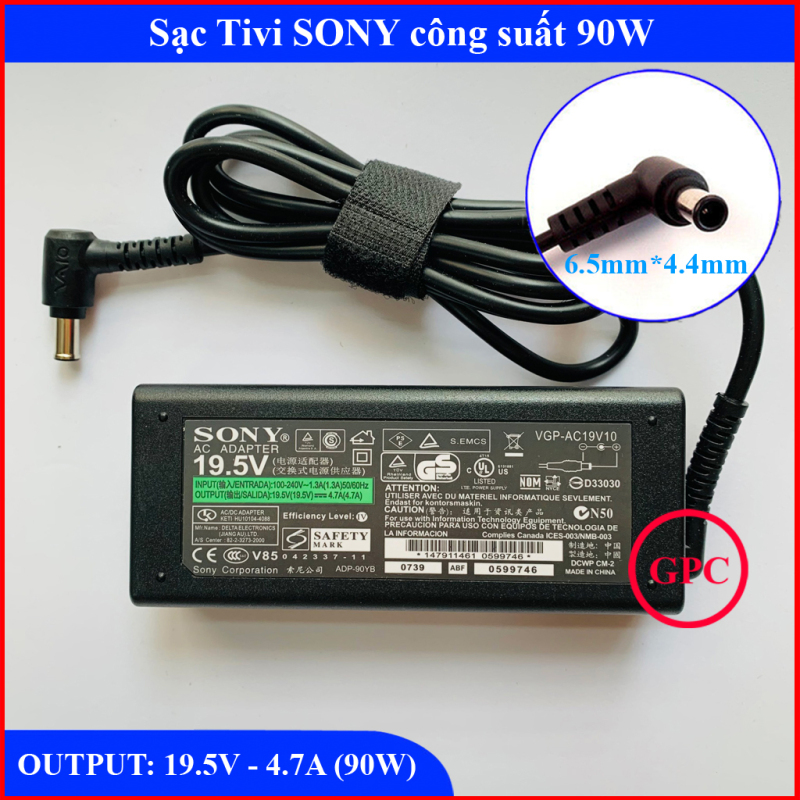Bảng giá Sạc Adapter Tivi Sony 19.5V 4.7A tặng kèm dây nguồn Phong Vũ
