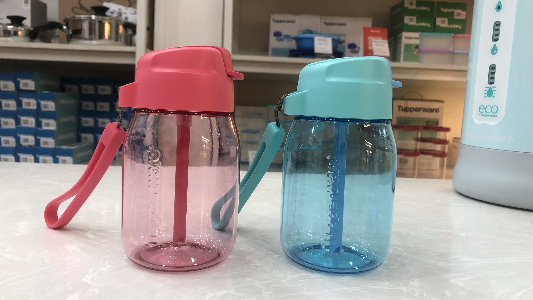 Bình Nước Mini Lohas with Straw 350ml Tupperware