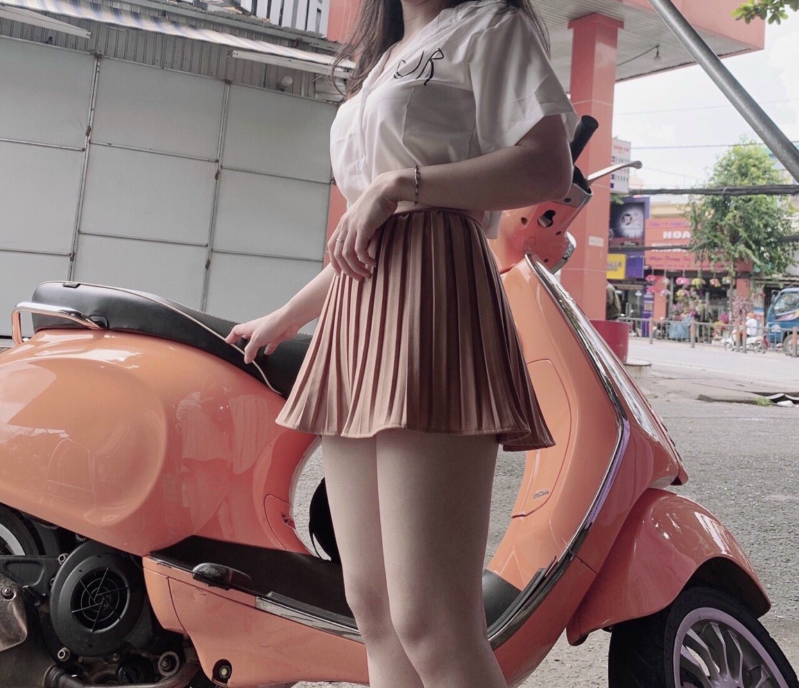 [ẢNH THẬT],Chân Váy Dập Li Ngắn,Chân váy hàn quốc,LY STORE