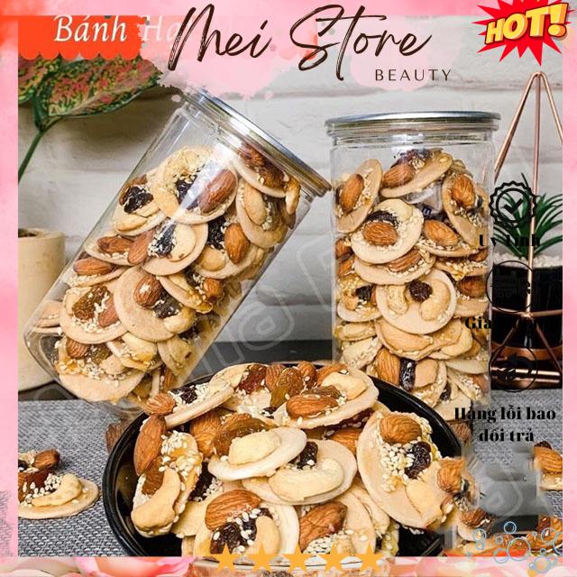 [GIẢM 5% ĐƠN 129K]Bánh Đồng Tiền Mix Hạt Điều 350g
