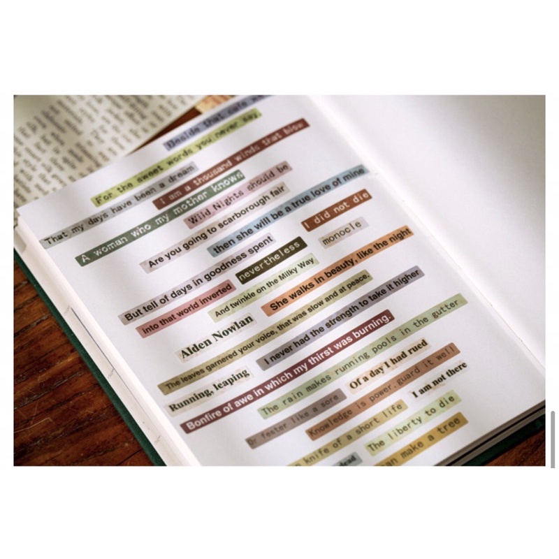Sticker chữ sticker quote vintage ST060