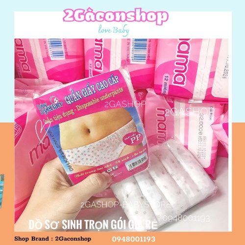Quần lót giấy 1 lần Baby Tuyết Lan