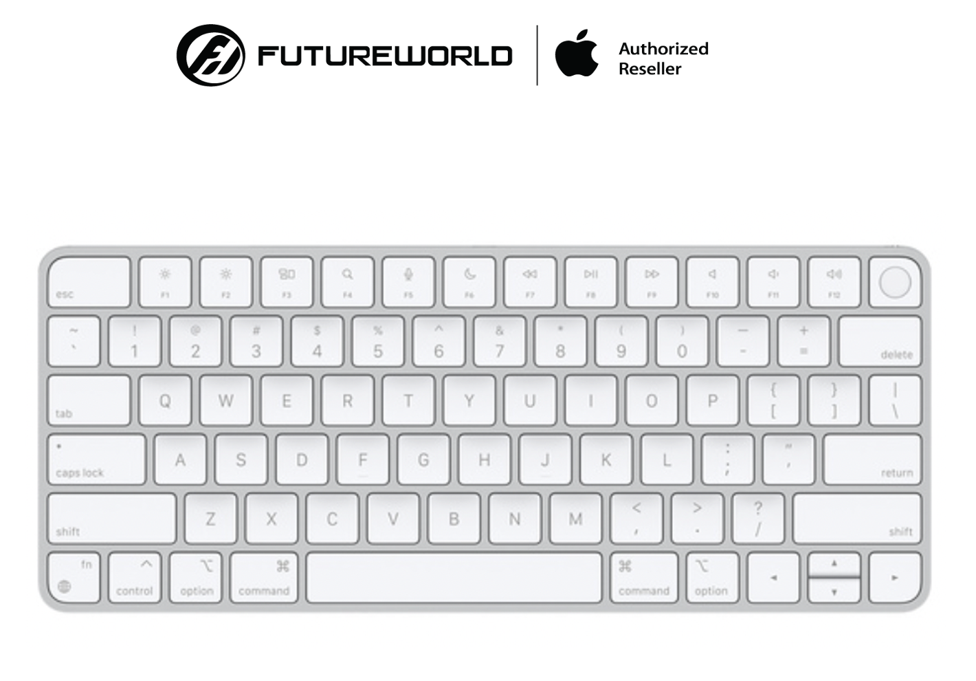 [Trả góp 0%] Apple Magic Keyboard with Touch ID for Mac models with Apple silicon- Hàng Chính Hãng [Futureworld- APR]