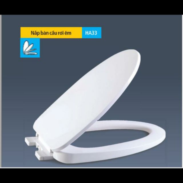 Nắp bồn cầu rơi êm hùng anh ha33