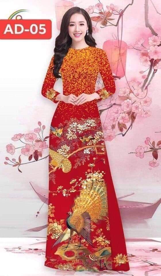 ÁO DÀI TRUYỀN THỐNG ( Cả bộ) AD08