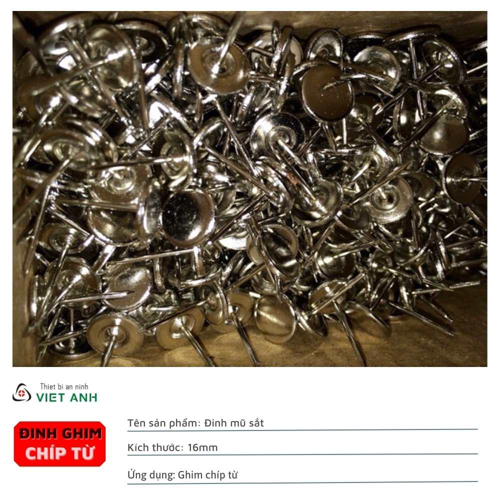 Đinh gắn chíp từ quần áo PIN16 ( hộp/1000 cái )