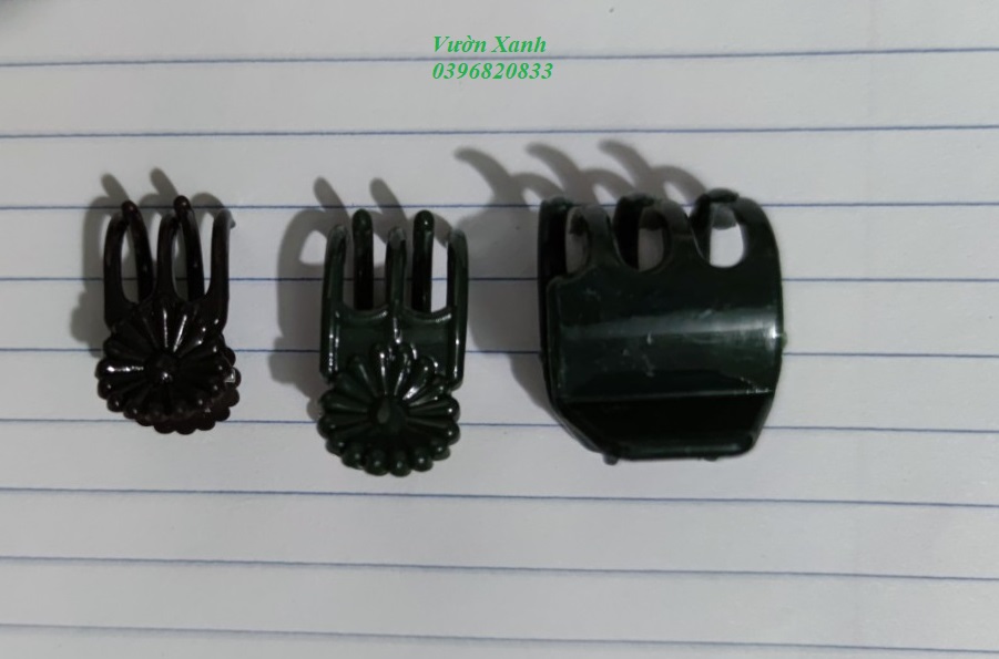 Bộ 100 cặp bướm kẹp cành hoa lan, thân lan (nhiều loại)