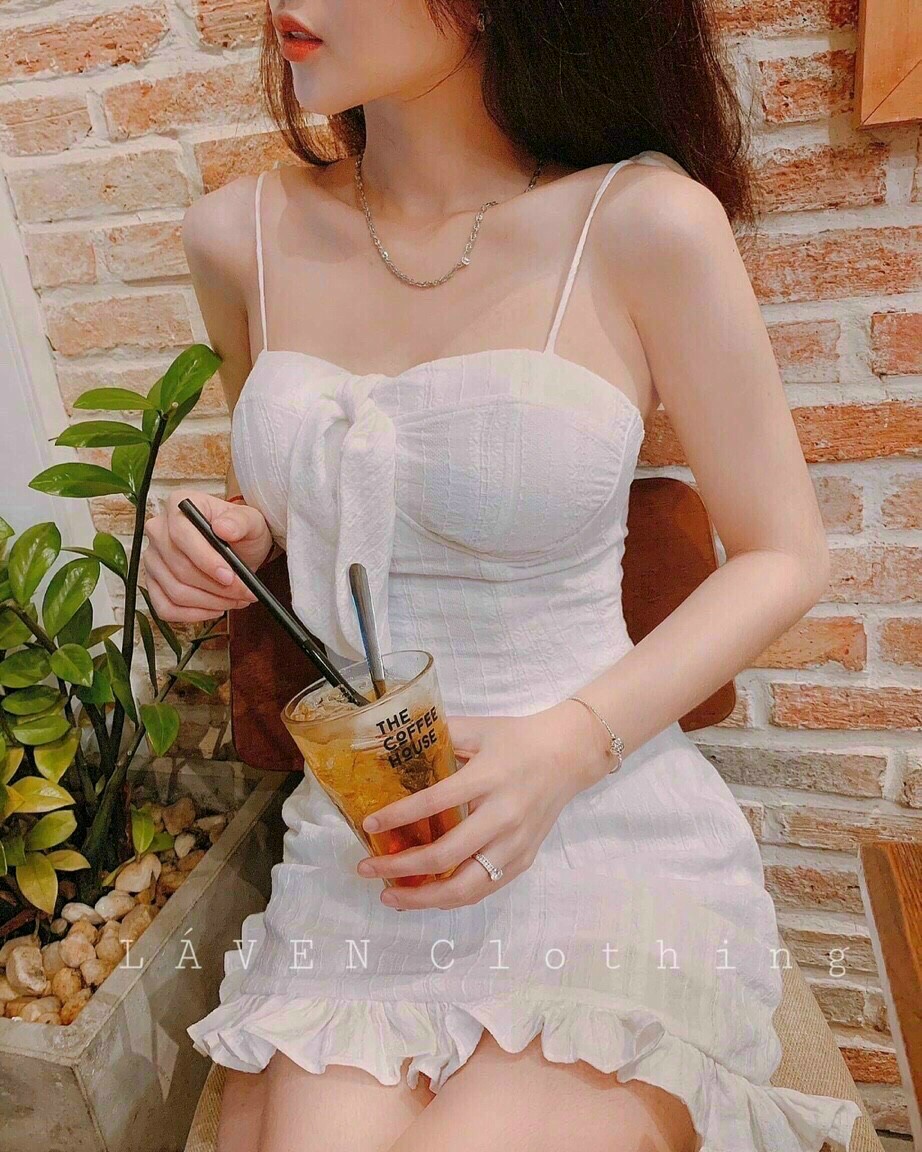 ĐẦM 2 DÂY ĐUÔI CÁ NƠ CÓ MÚT NGỰC SIÊU XINH