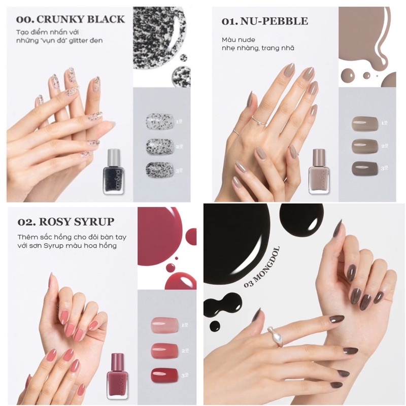 Sơn móng Romand Mood Pebble Nail #7g