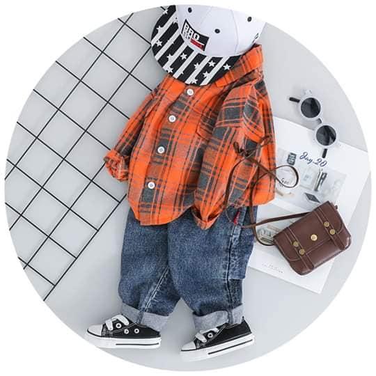 SÉT BỘ SƠ MI CAO CẤP CHO BÉ TRAI(6-17KG)
