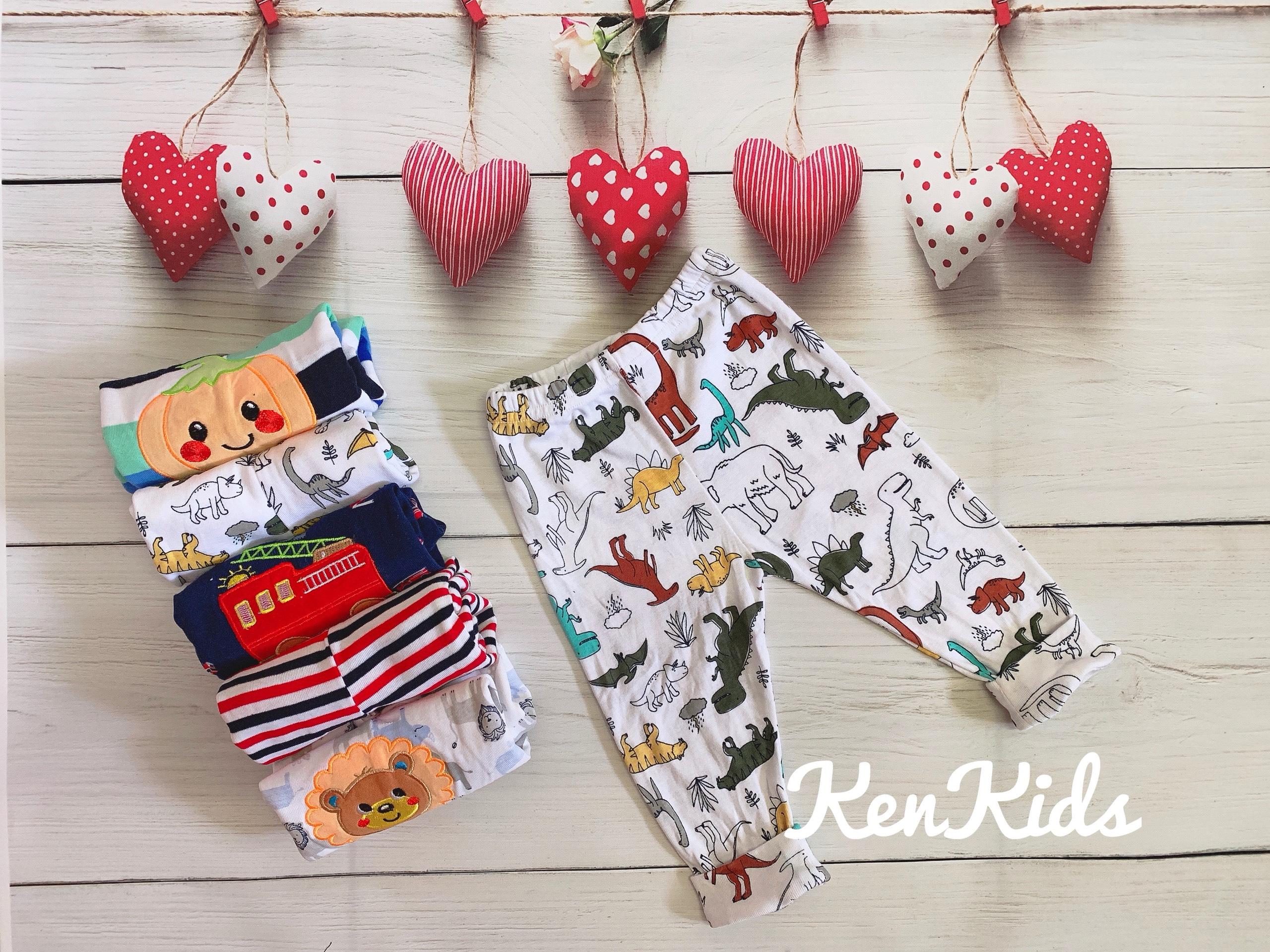 Set 2 Quần dài thêu mông thú Carter Thái Lan (5-13kg) bé trai