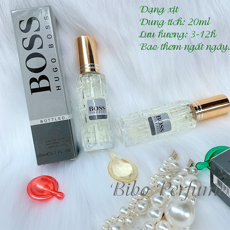 [HCM]NƯỚC HOA NAM MINI 20ML HUG0 BOS0S LƯU 3-12H