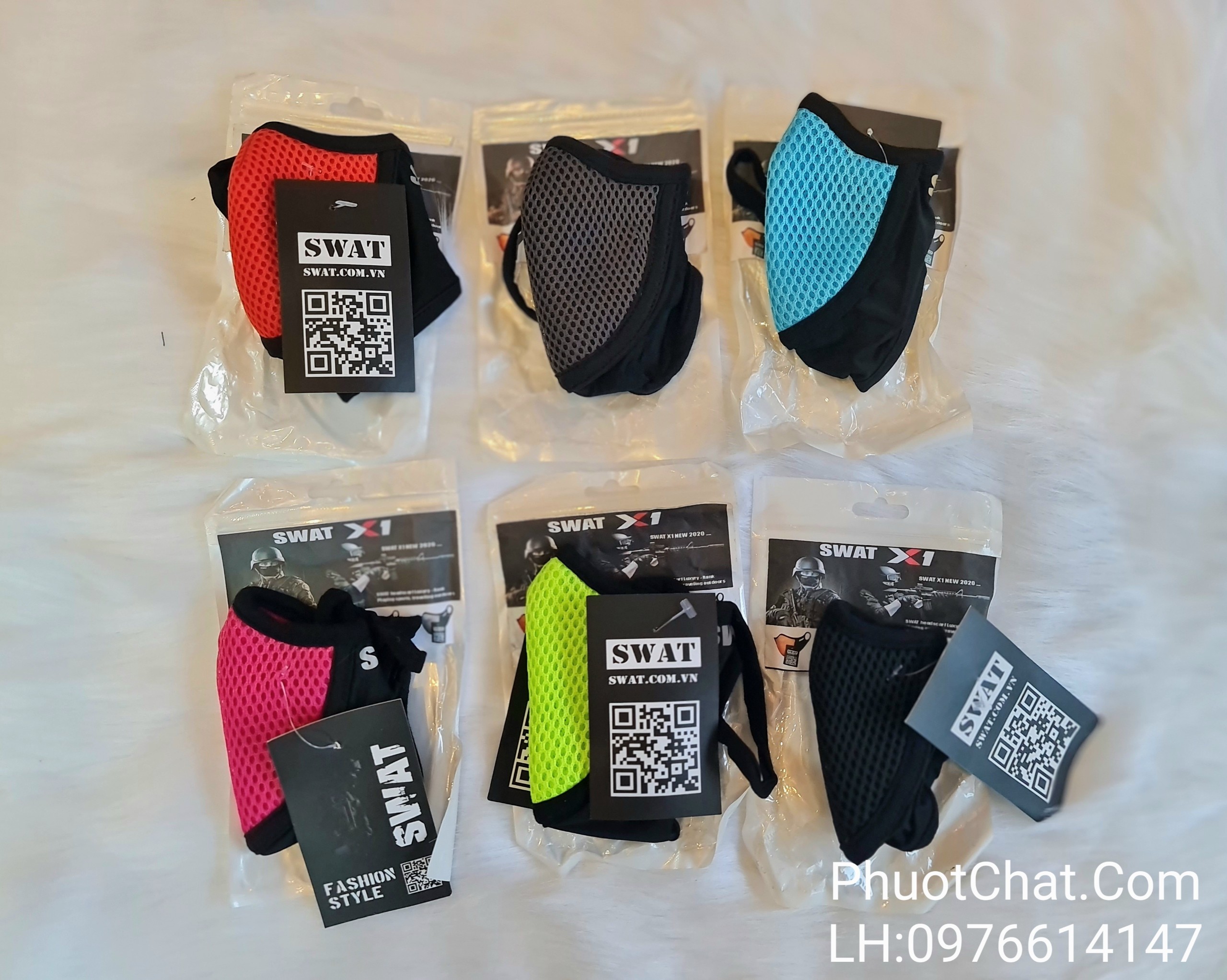 Khăn phượt SWAT X1 phối lưới chống bụi