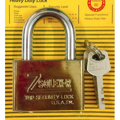 Ổ khóa vàng chống trộm Zsolex 6F 60mm
